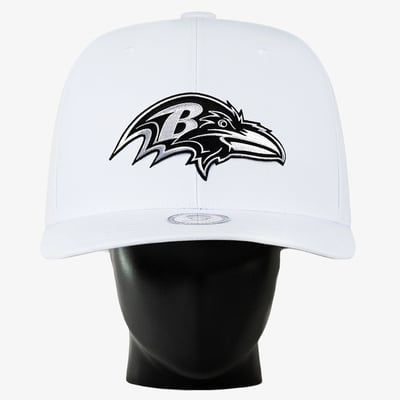 Baltimore Ravens Noggin Boss Unisex Big Hat - White